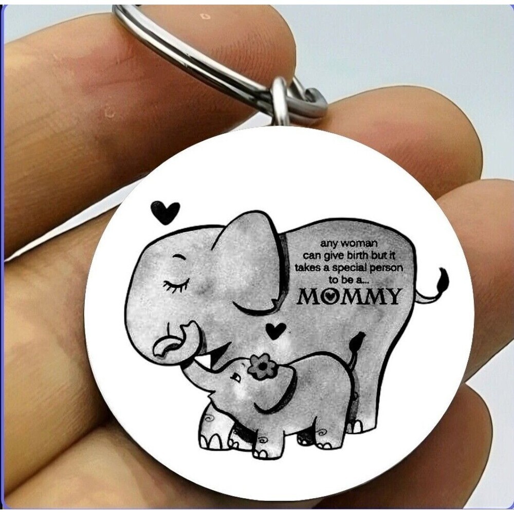 Anyone Can Be A Mother But Special Someone To Be MOMMY Stainless Keychain